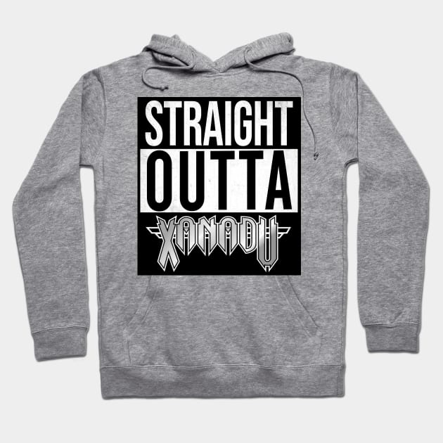 Straight Outta Xanadu Hoodie by chateauteabag